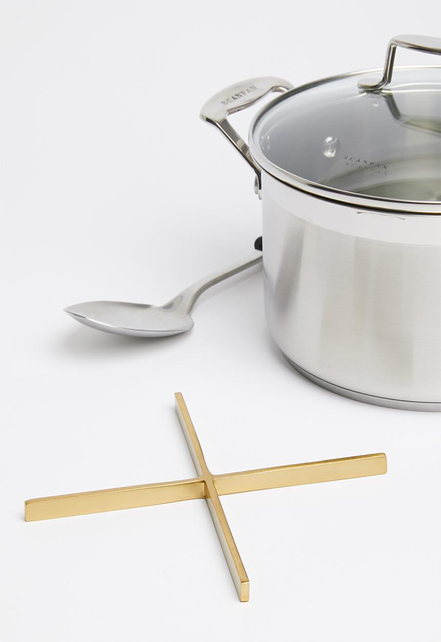 Sixth Floor - Beam trivet - brass