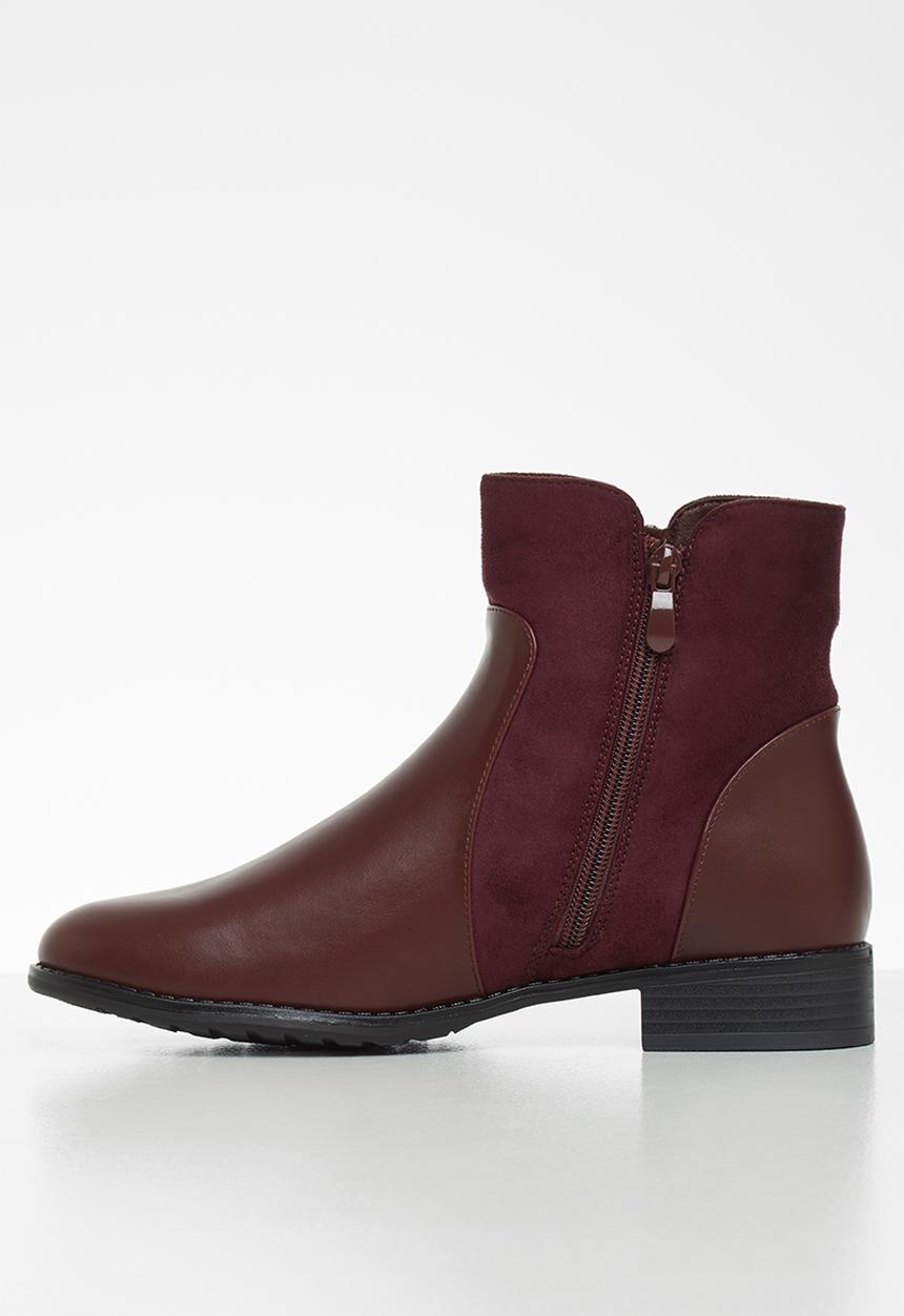 Butterfly Feet - Eloise boot - burgundy