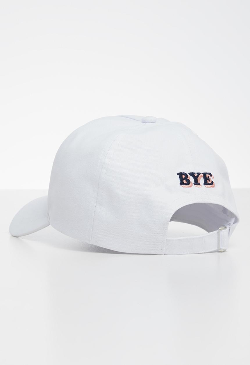 Rubi - Selina structured cap - white hi bye