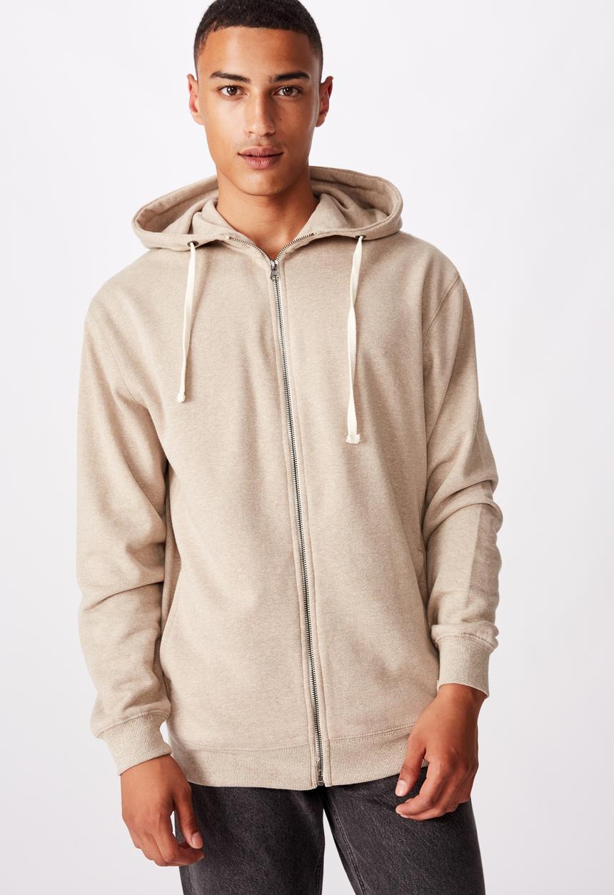 Cotton On - Studio zip thru - sandy desert marle