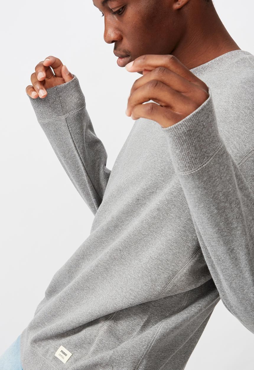 Cotton On - Studio crew - grey salt & pepper marle