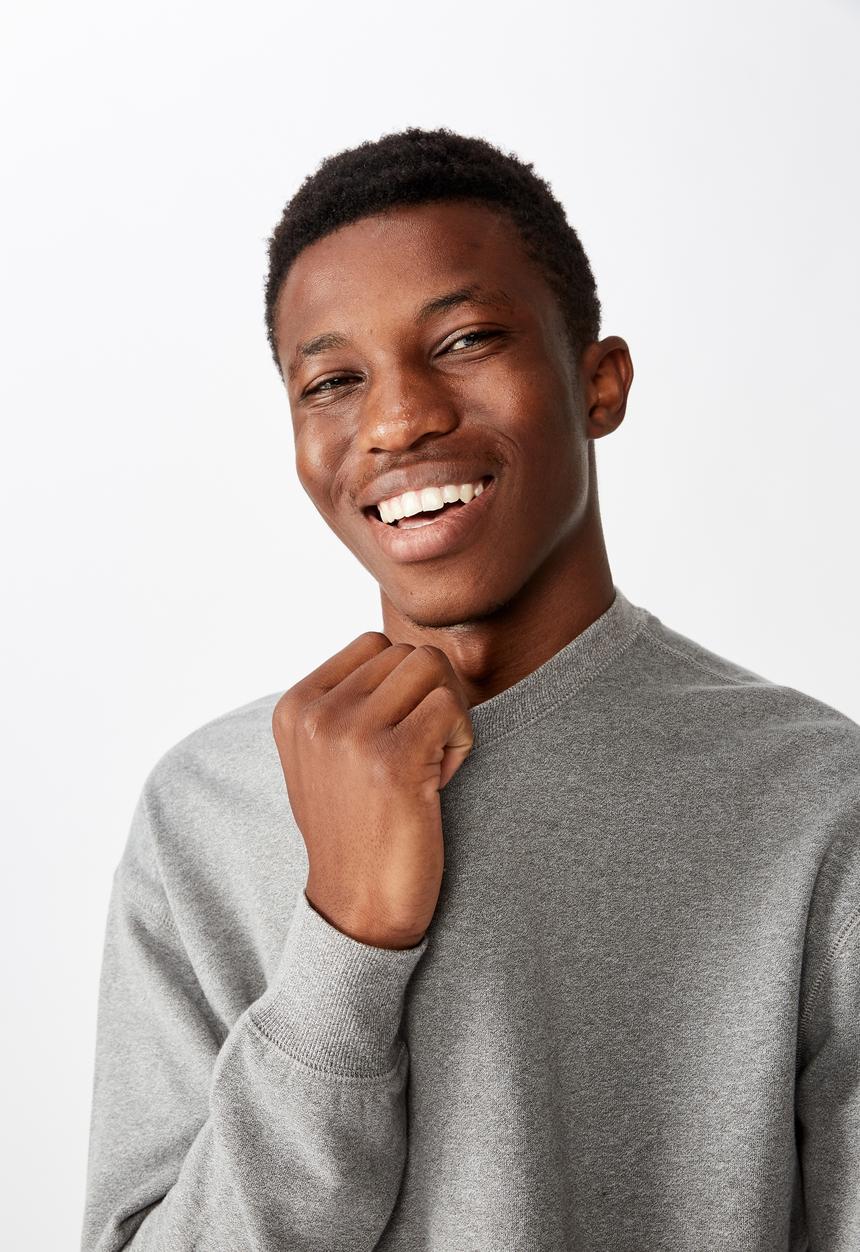 Cotton On - Studio crew - grey salt & pepper marle