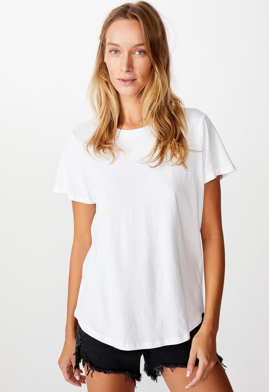 Cotton On - The one crew tee - white