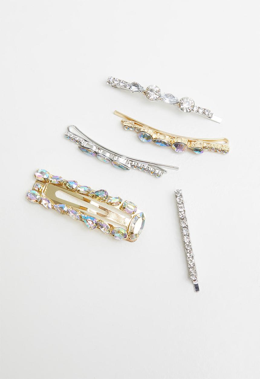 Superbalist - 5 pack hair slide set - multi