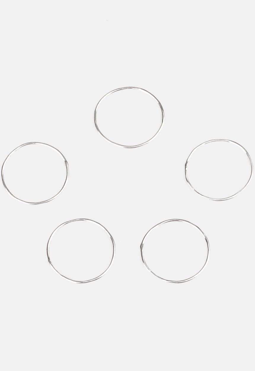Bennt - Hammered Stack Rings
