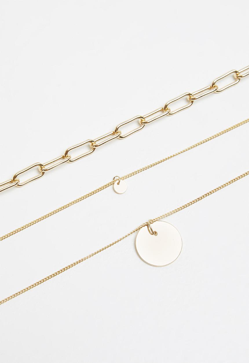 Superbalist - Sydney layered pendant necklace - gold