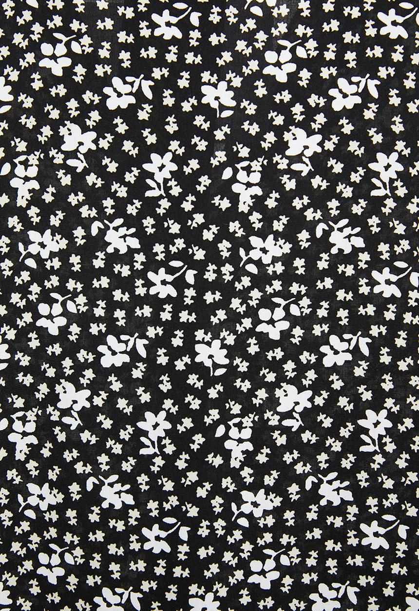 Blake - Tiered midi dress - black floral