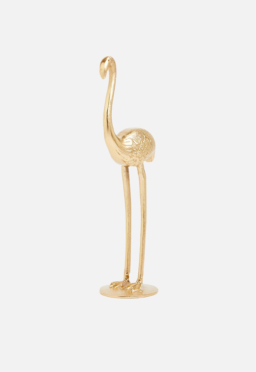H&S - Bird ornament - gold