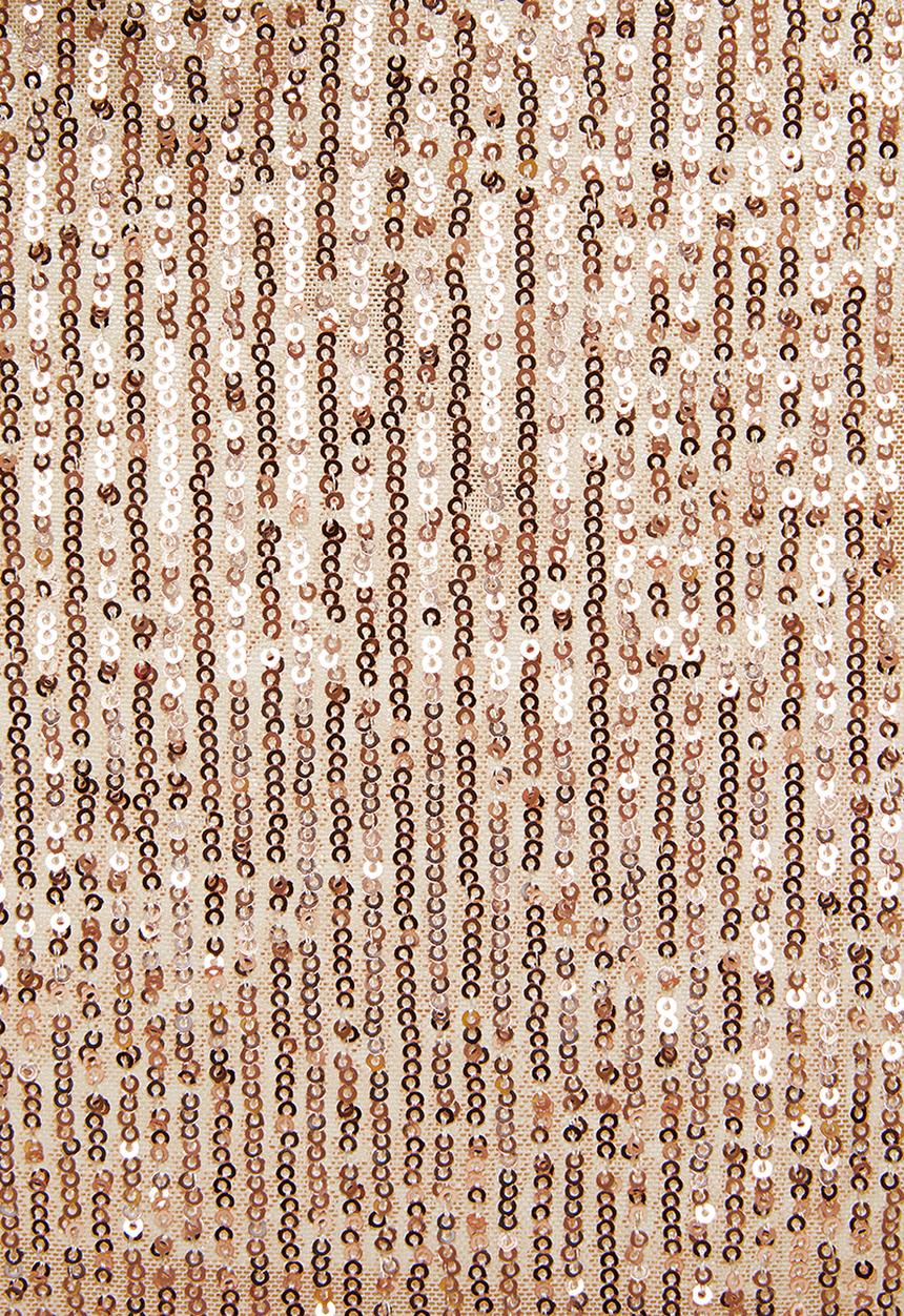 Blake - Sequin cami mini dress - rose gold