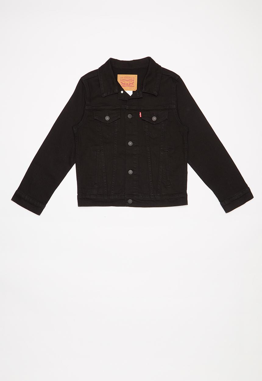 Levi’s® - Levi's boys denim trucker jacket - black