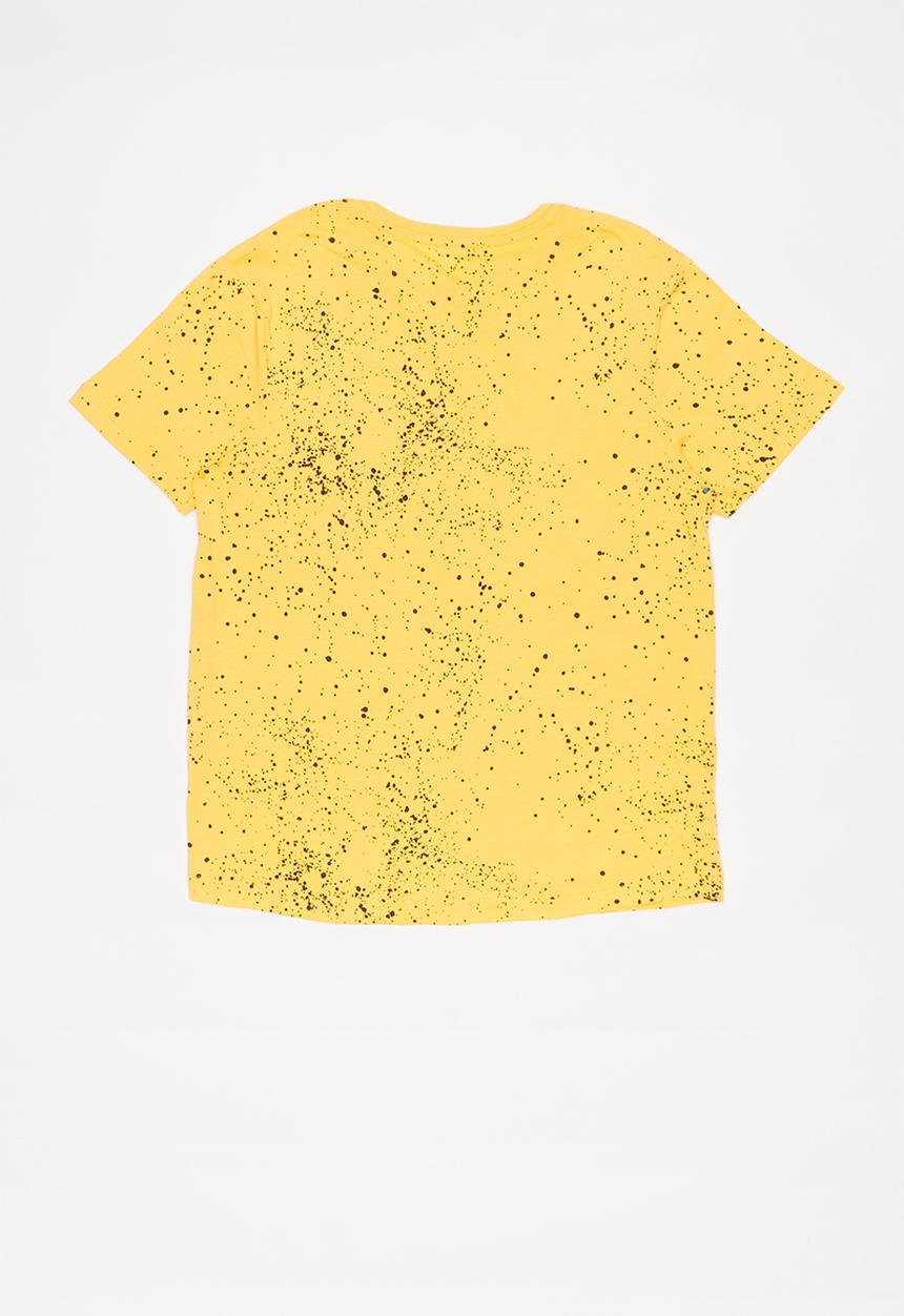 Rebel Republic - 2 pack street skate tee - yellow & grey 