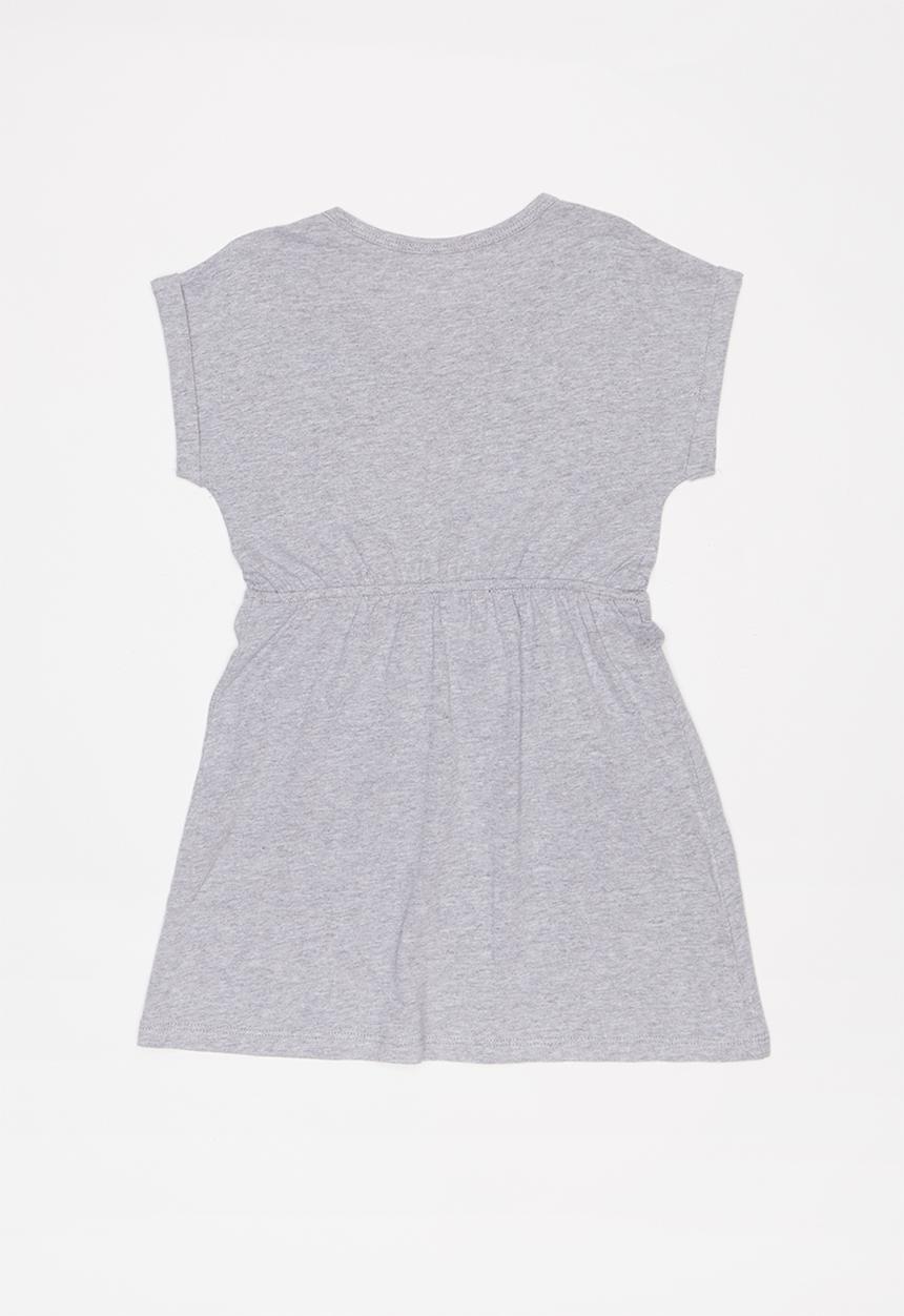 Pop Candy -  2 Pack heart T-shirt dress - grey/red