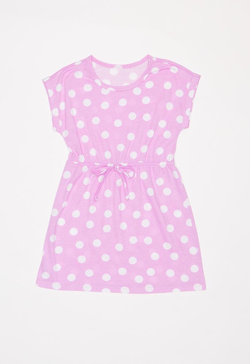 Pop Candy - 2 Pack t-shirt dress - pink & navy