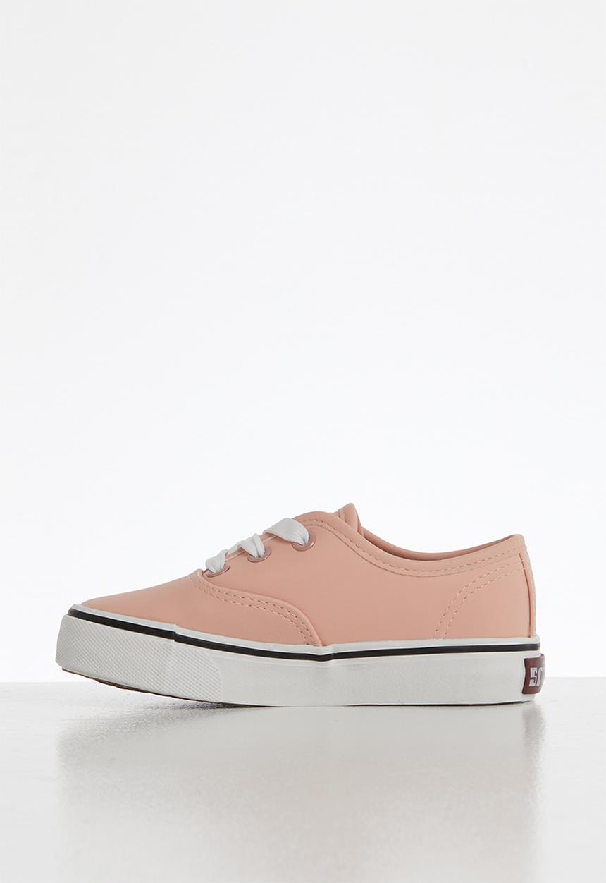 SOVIET - Kids barca pu low cut lace up - pink