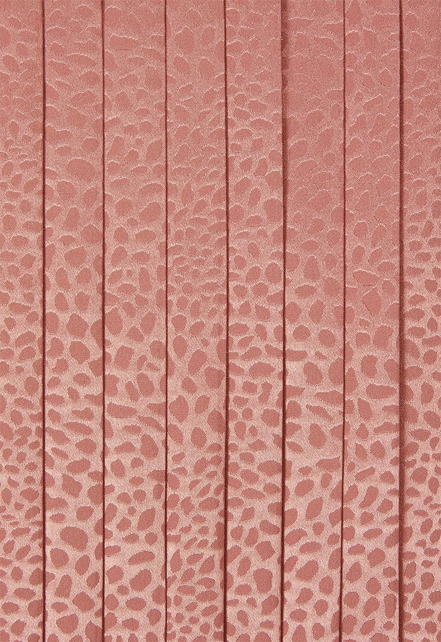 VELVET - Pleated midi skirt - rose shadow