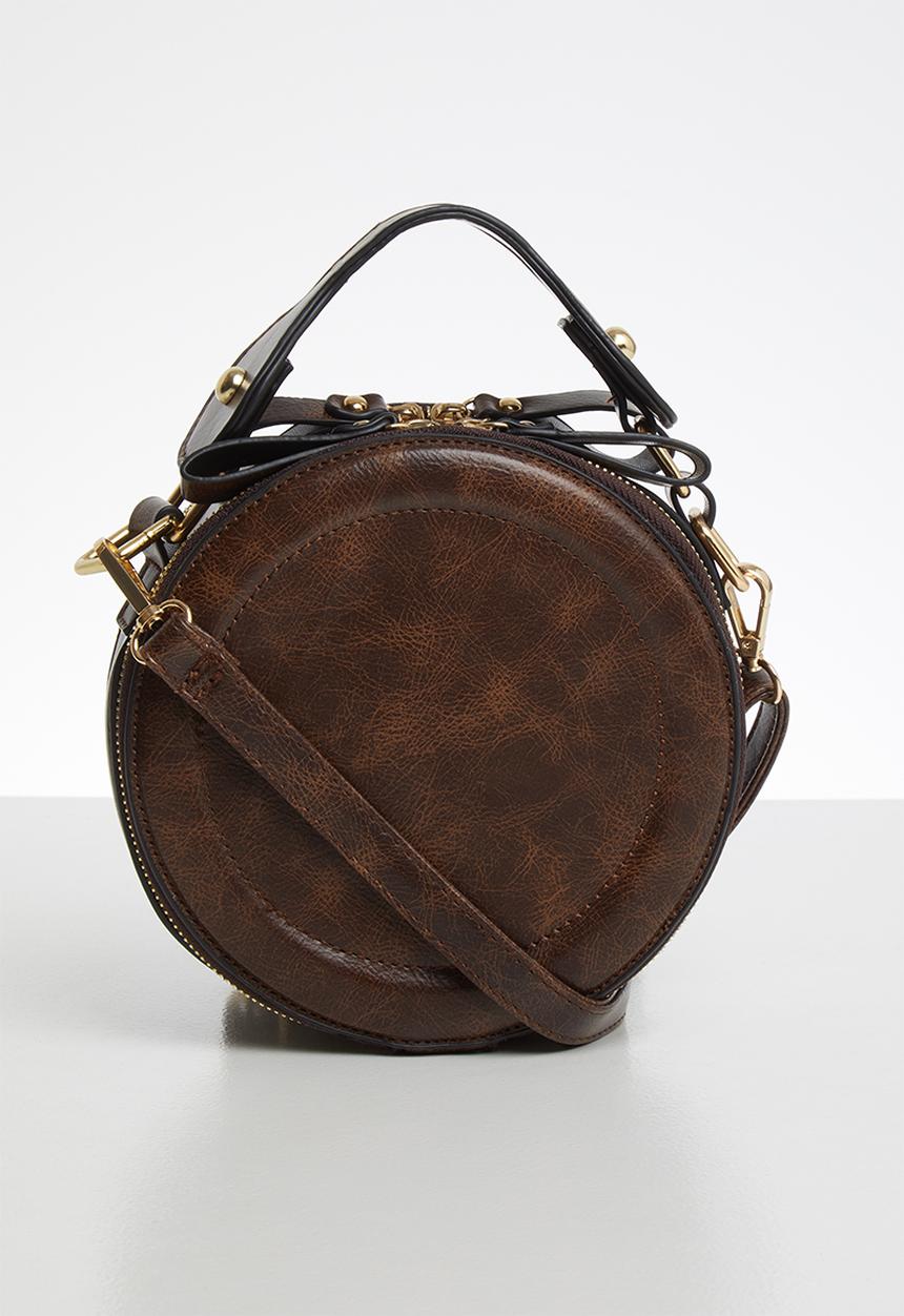 Superbalist - Brigitte round crossbody - brown