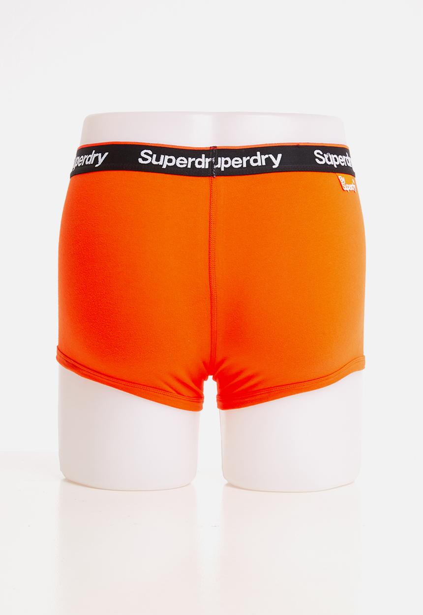 Superdry. - Orange label 3 pack sport trunks - multi