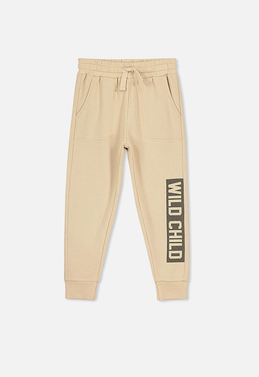 Cotton On - Heritage trackpants - beige