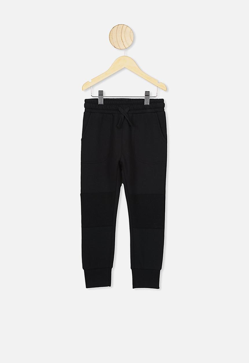 Cotton On - Heritage trackpants - black