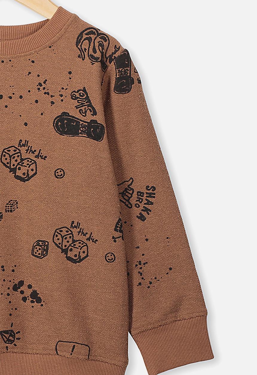 Cotton On - Bond crew - brown 