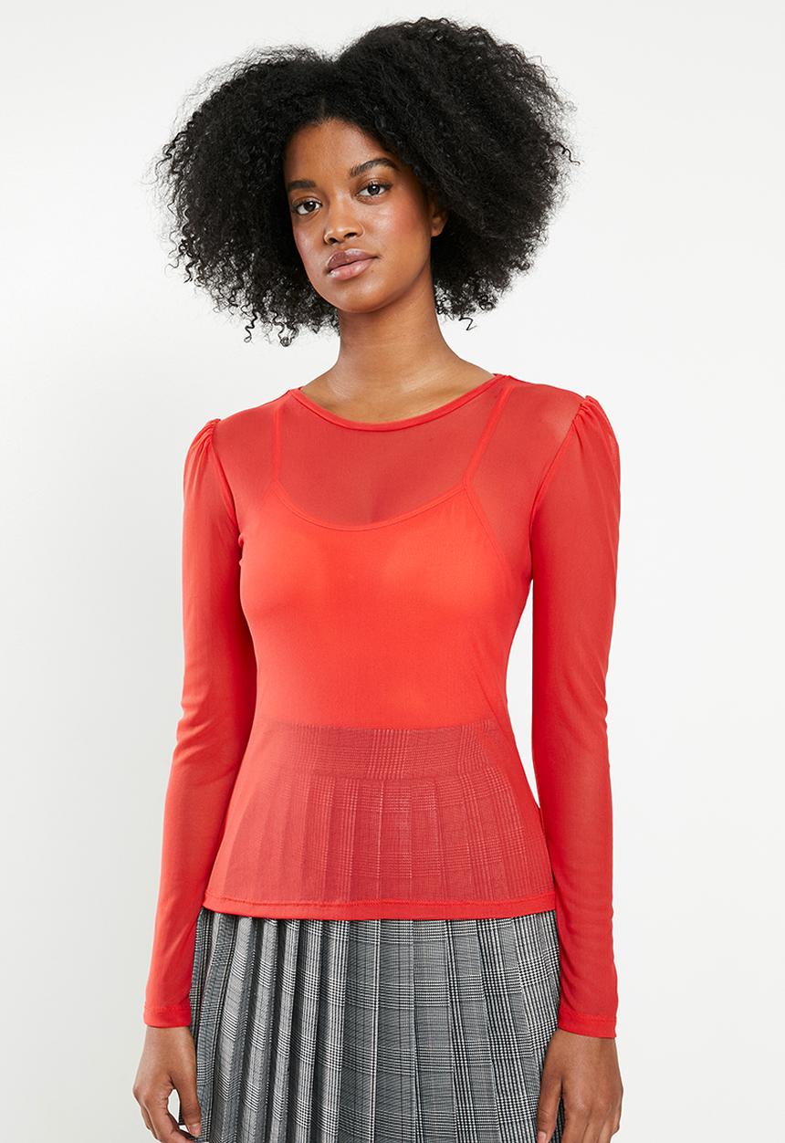 Blake - Mesh top - bright orange