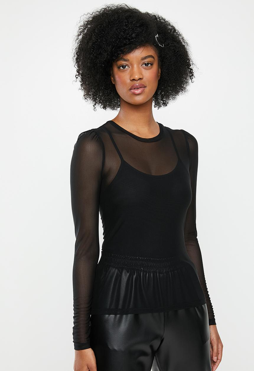Blake - Mesh top - black
