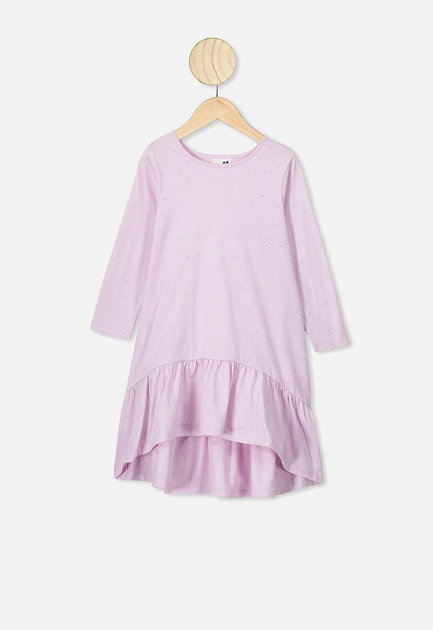 Cotton On - Joss long sleeve dress - purple