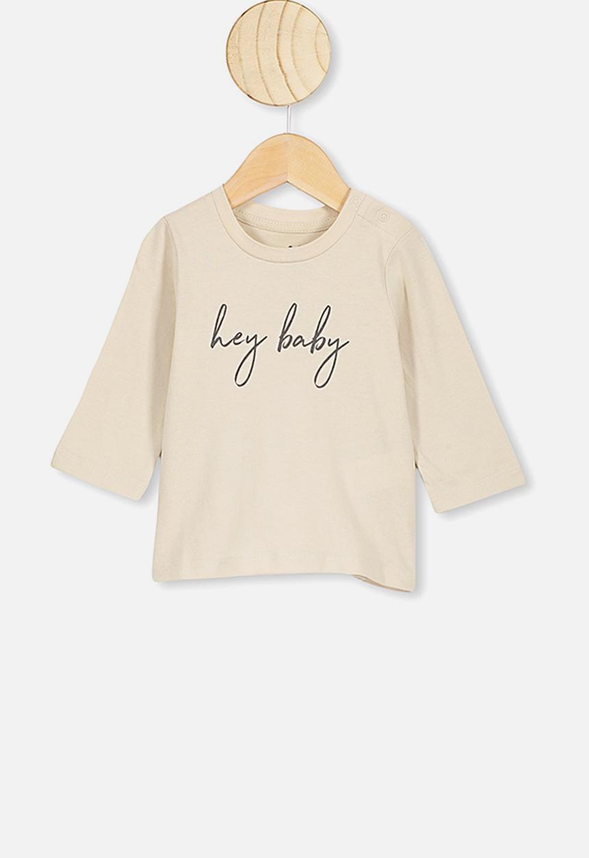 Cotton On - Jamie long sleeve tee - beige 