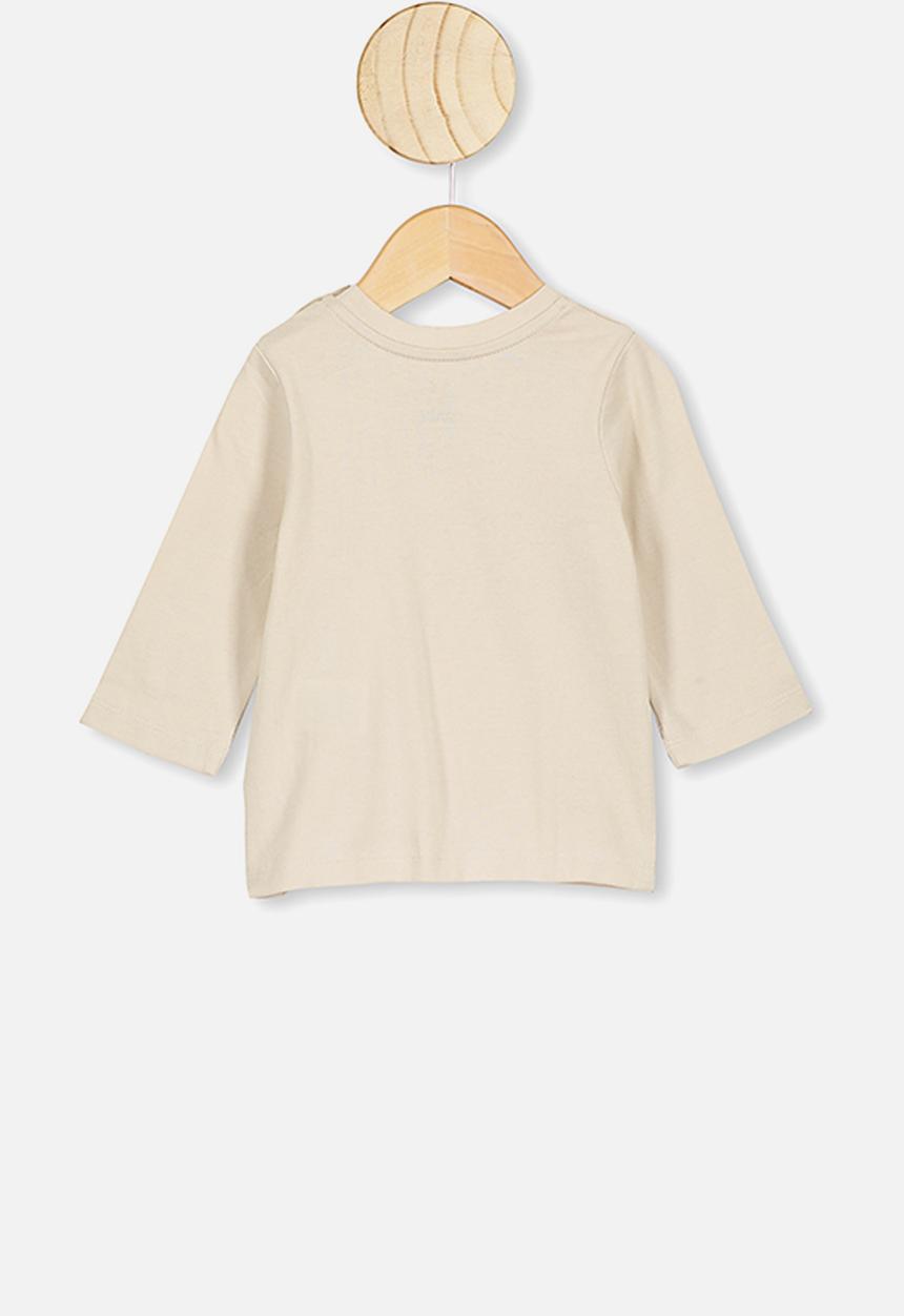 Cotton On - Jamie long sleeve tee - beige 