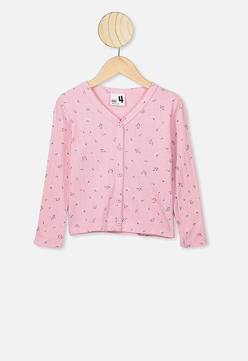 Cotton On - Bessie button through top - pink