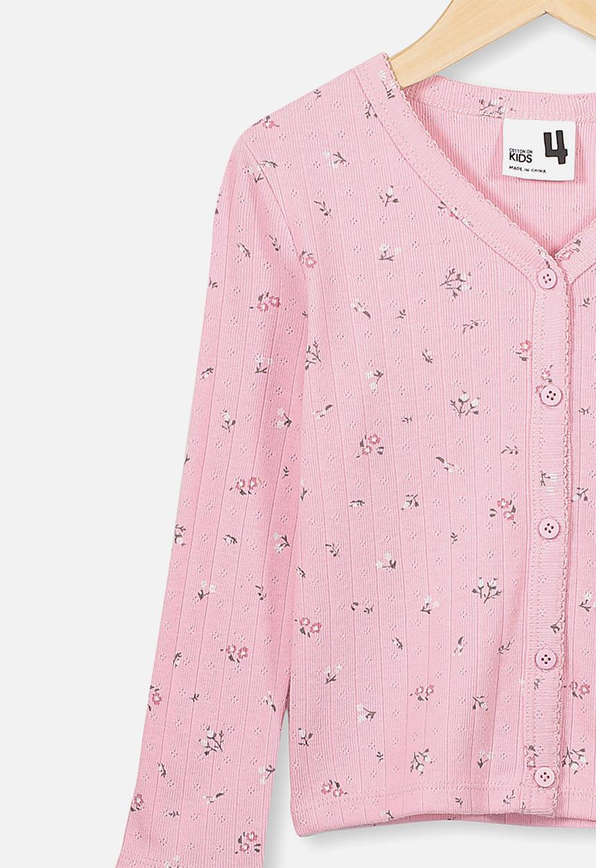 Cotton On - Bessie button through top - pink