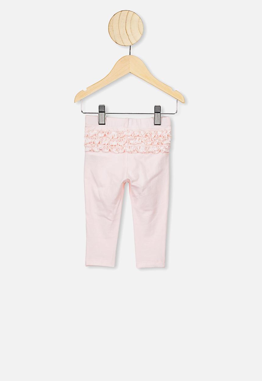 Cotton On - Quinn ruffle legging - crystal pink