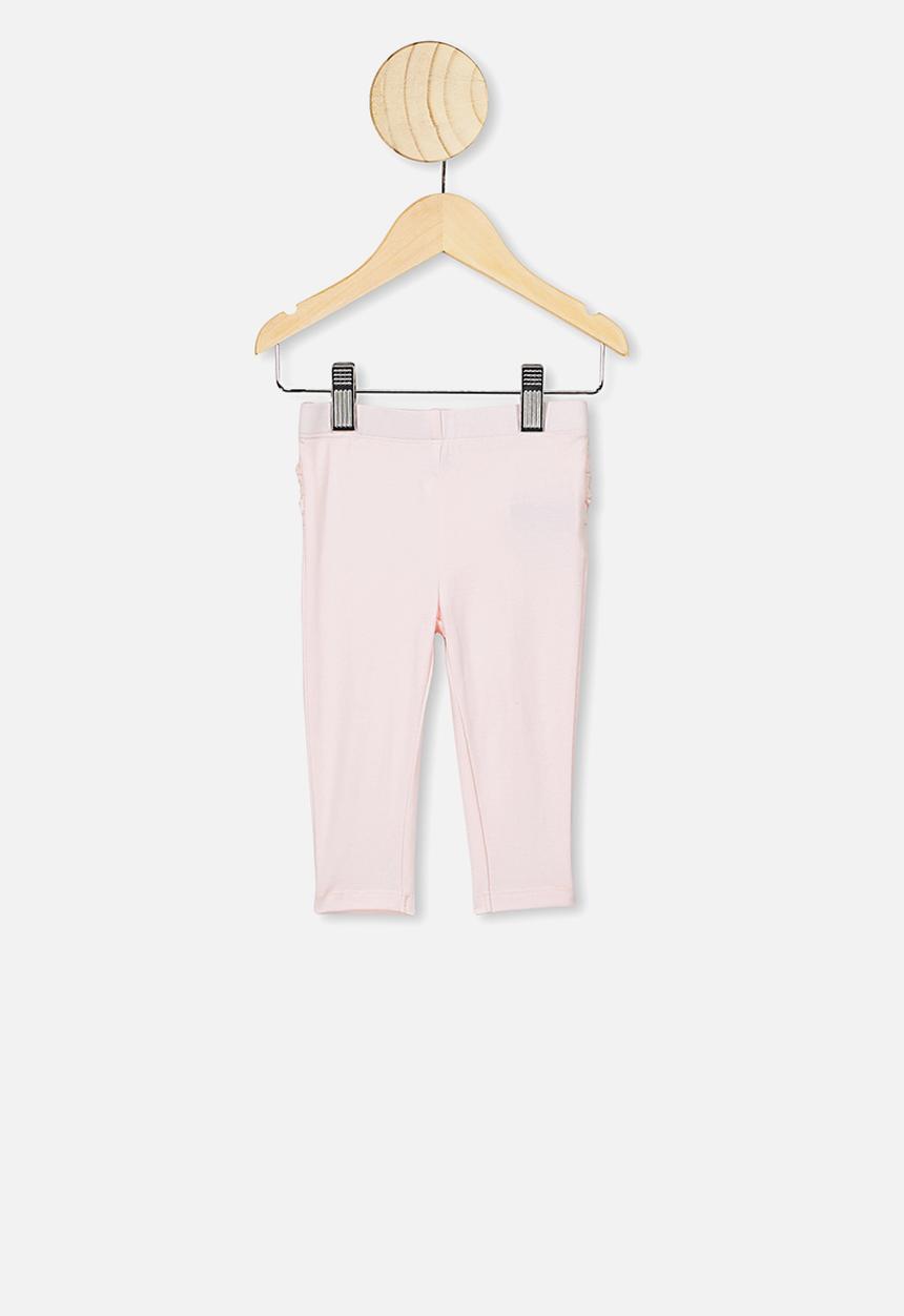 Cotton On - Quinn ruffle legging - crystal pink