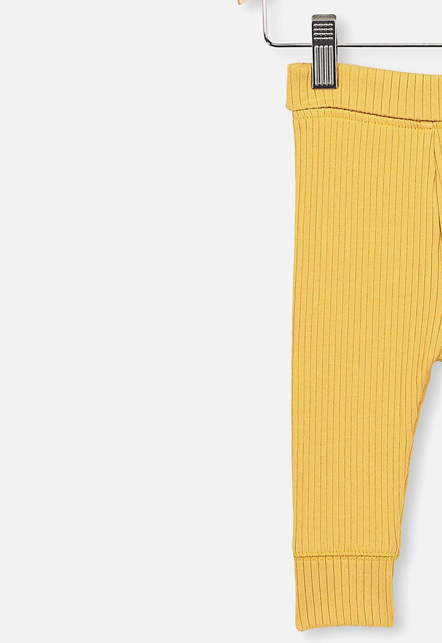 Cotton On - The rib legging - yellow