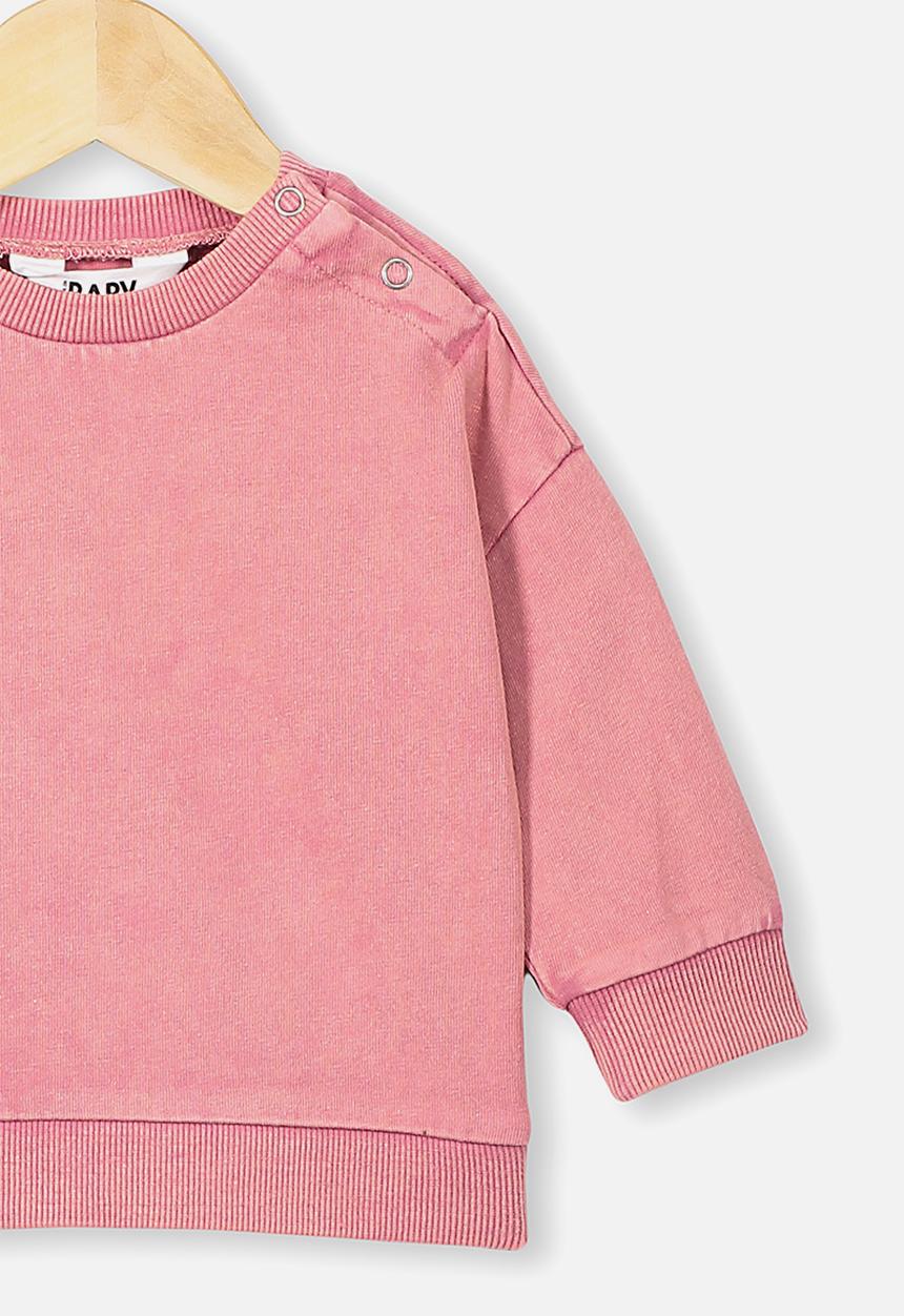 Cotton On - Enzo drop shoulder top - rusty blush