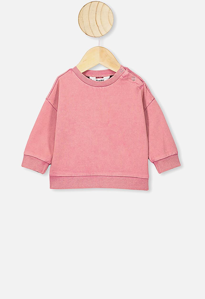 Cotton On - Enzo drop shoulder top - rusty blush