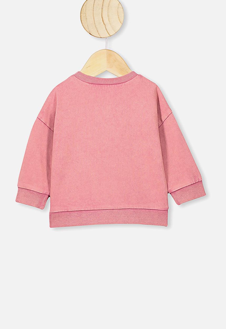 Cotton On - Enzo drop shoulder top - rusty blush