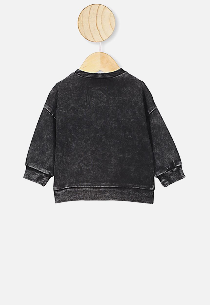 Cotton On - Enzo drop shoulder top - black