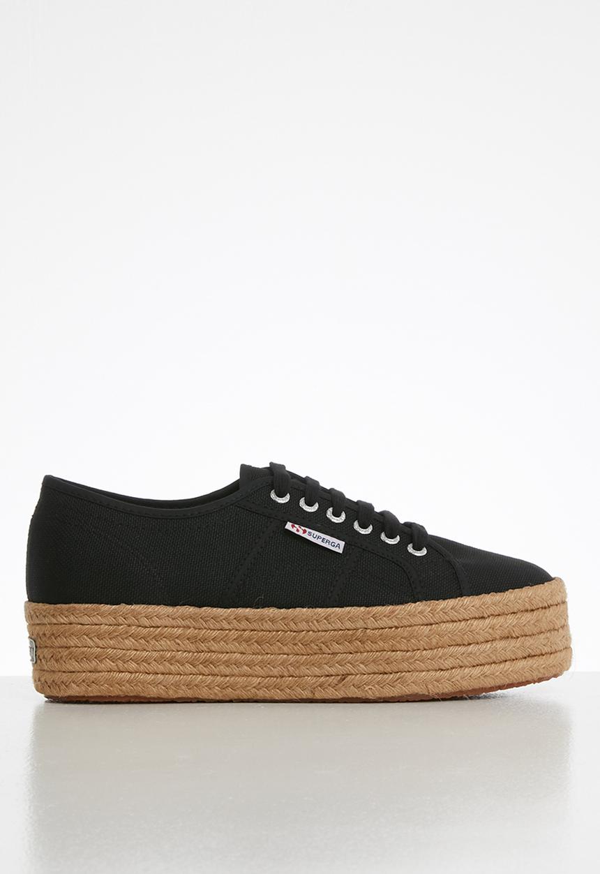 SUPERGA - 2790 Rope platform - black