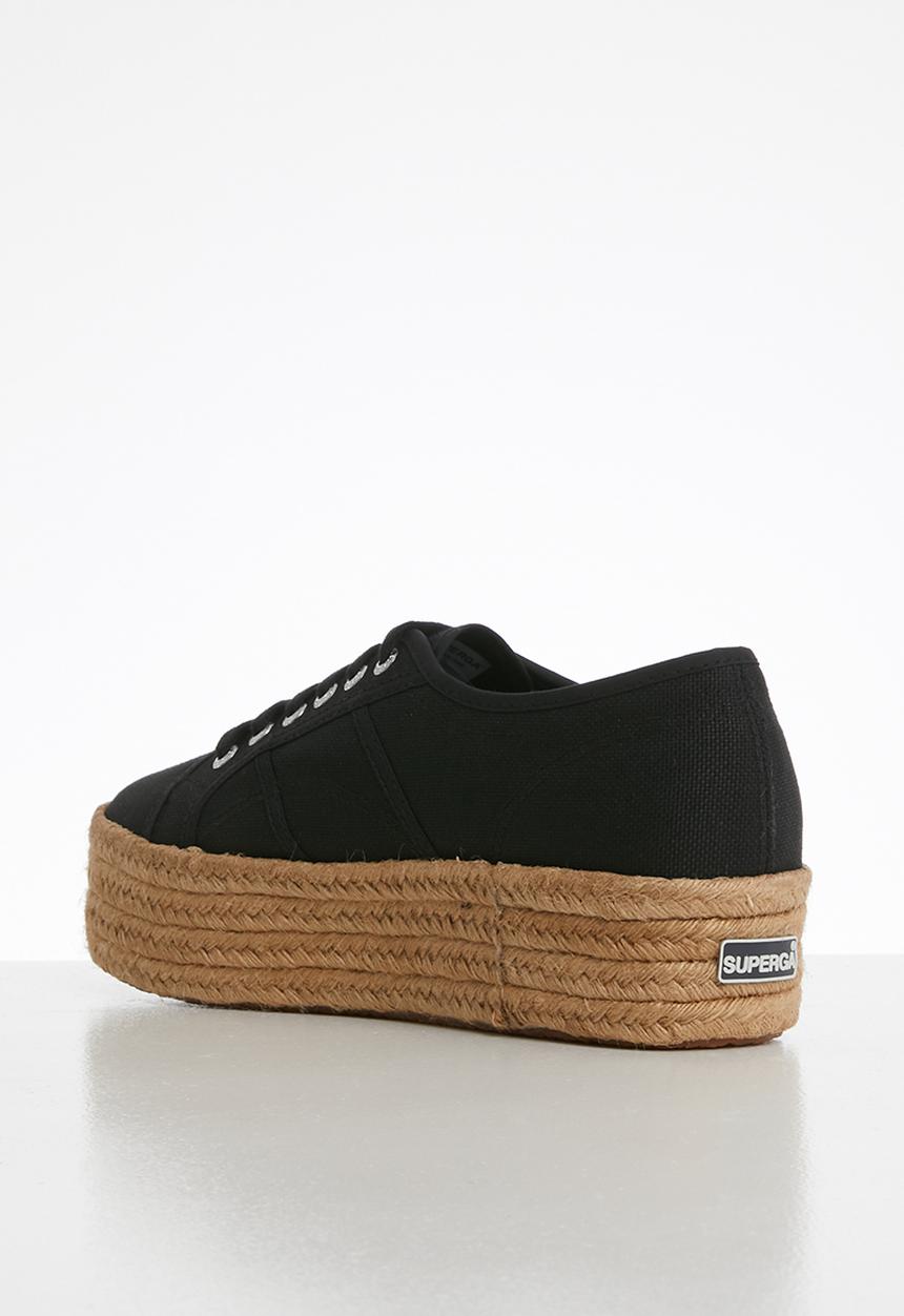 SUPERGA - 2790 Rope platform - black