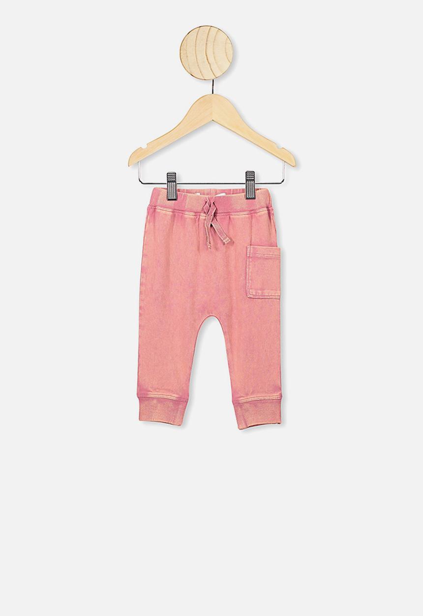 Cotton On - Zac trackpant - rusty blush