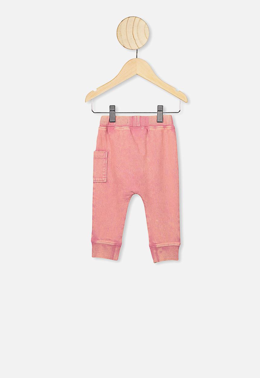 Cotton On - Zac trackpant - rusty blush