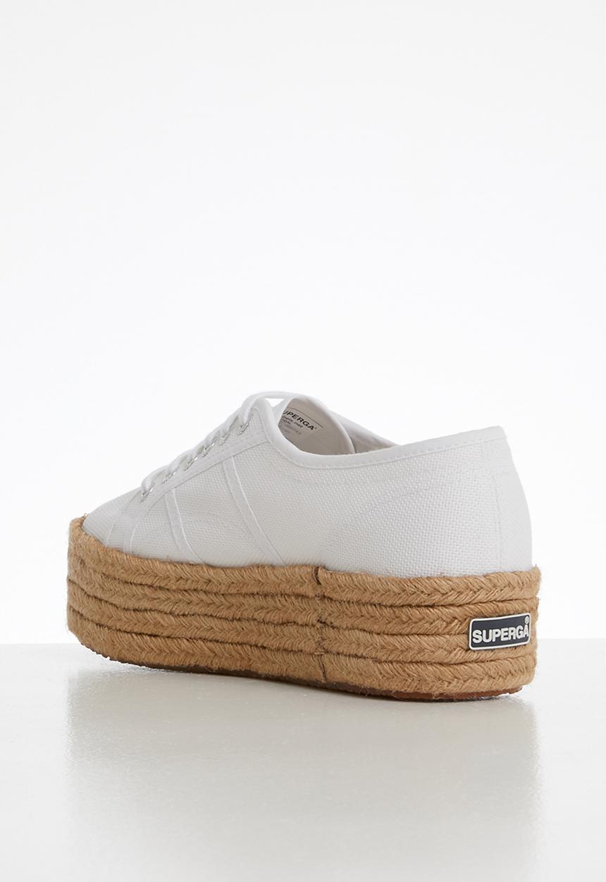 SUPERGA - 2790 Rope platform - white