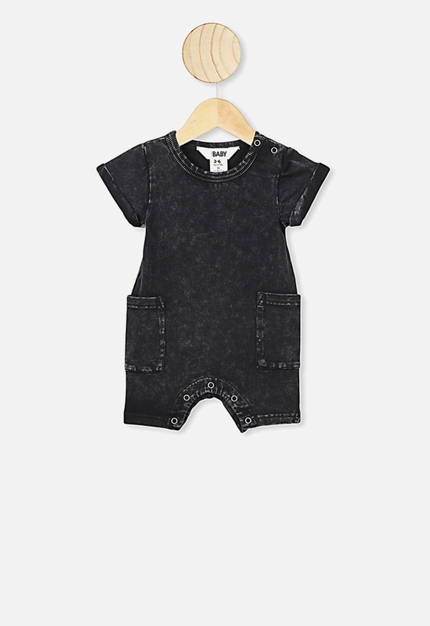 Cotton On - Alby playsuit - black