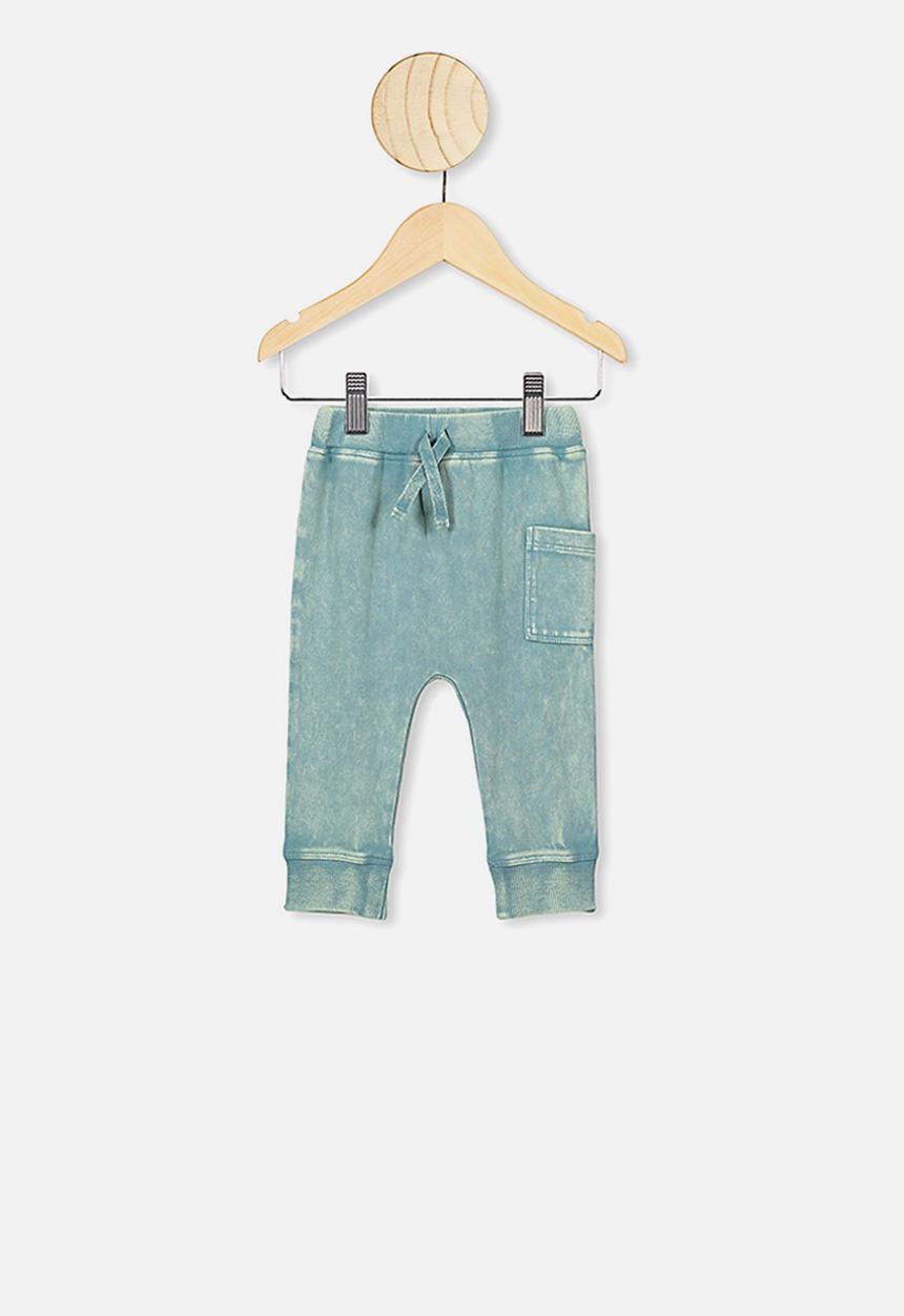 Cotton On - Zac trackpant - aqua dream