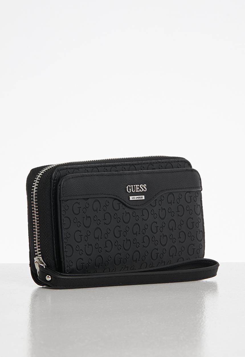 GUESS - Modesto multi zip wrist - black