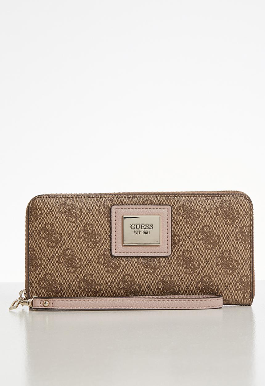 GUESS - Candace large zip around - brown 