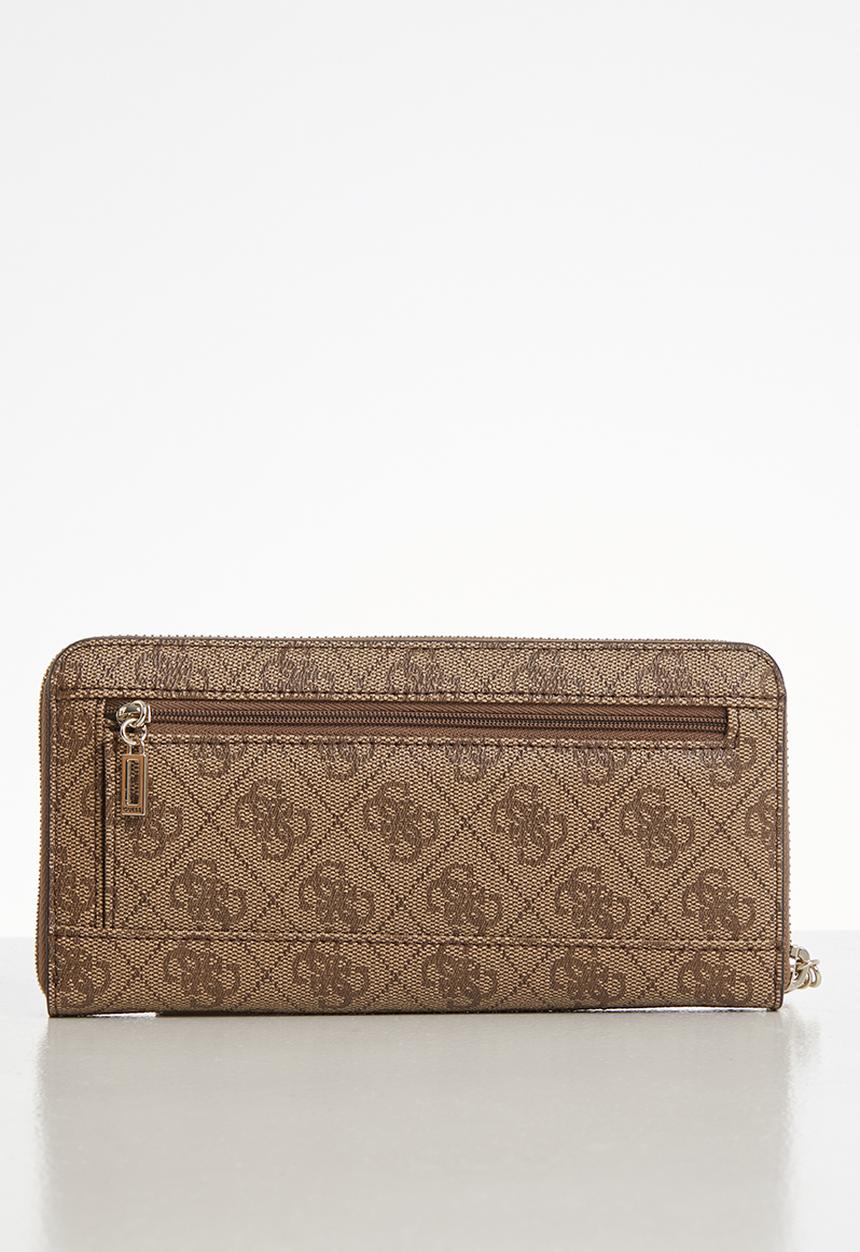 GUESS - Candace large zip around - brown 