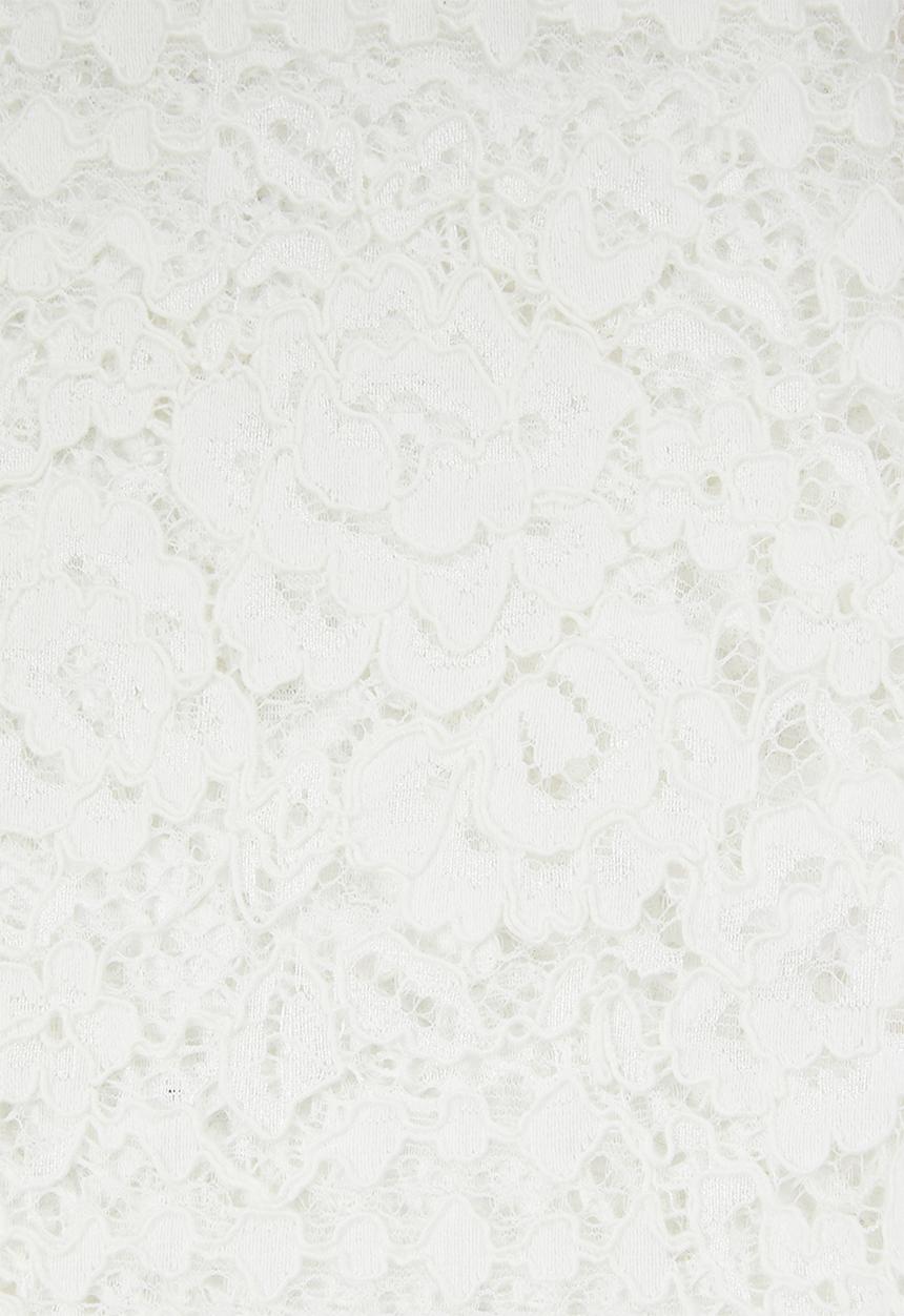 MILLA - Corded lace blouse - ivory