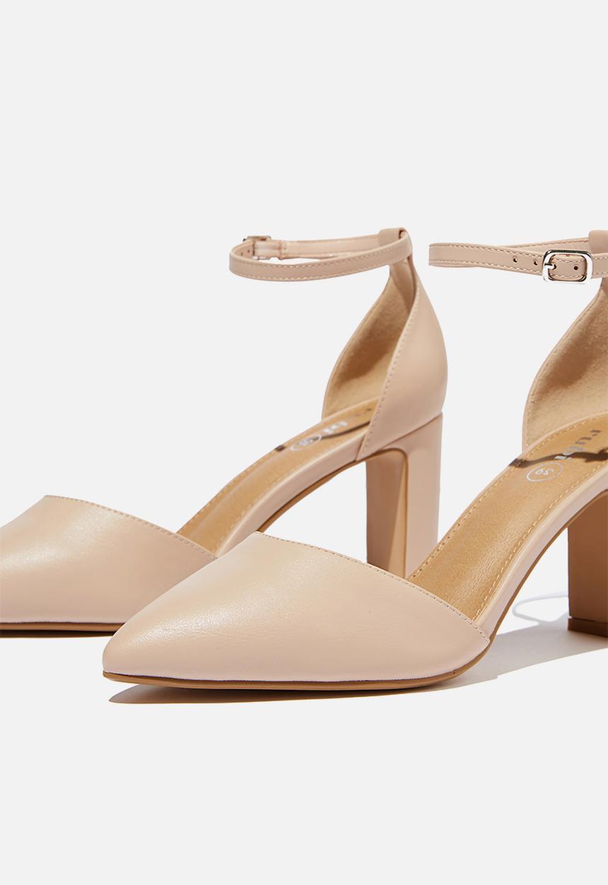 Cotton On - Jeanne closed toe heel - pale taupe